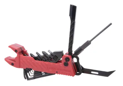 Pistol Gun Multi-Tool Birchwood Casey je kompaktní multifunkční nástroj pro údržbu pistolí. Obsahuje 10 nástrojů, včetně bushingového klíče pro hlaveň 1911 a odnímatelných průbojníků.